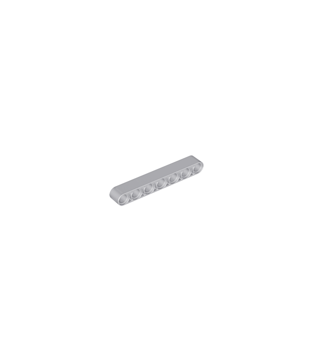 LEGO - Technic, dikke liftarm 1 x 7 - Light Bluish Gray | N