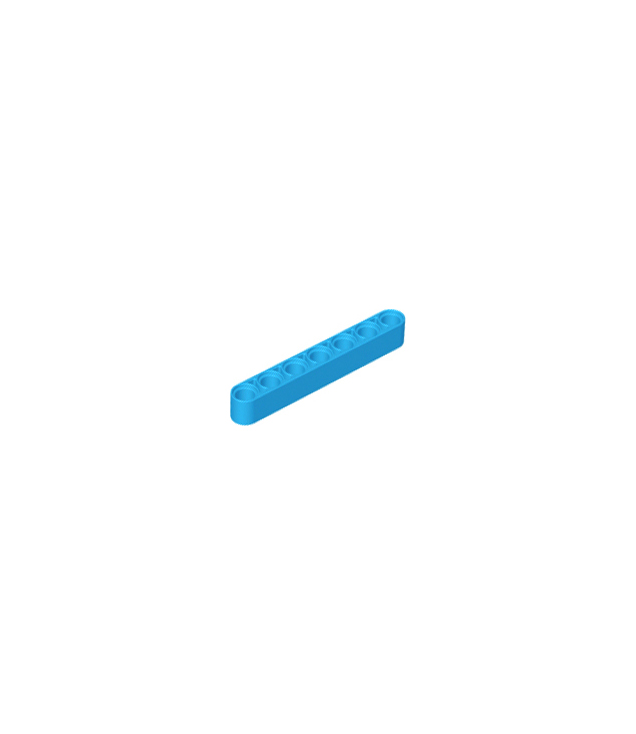 LEGO - Technic, dikke liftarm 1 x 7 - Dark Azure | N