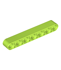 LEGO - Technic, dikke liftarm 1 x 7 - Lime | N - Thumbnail