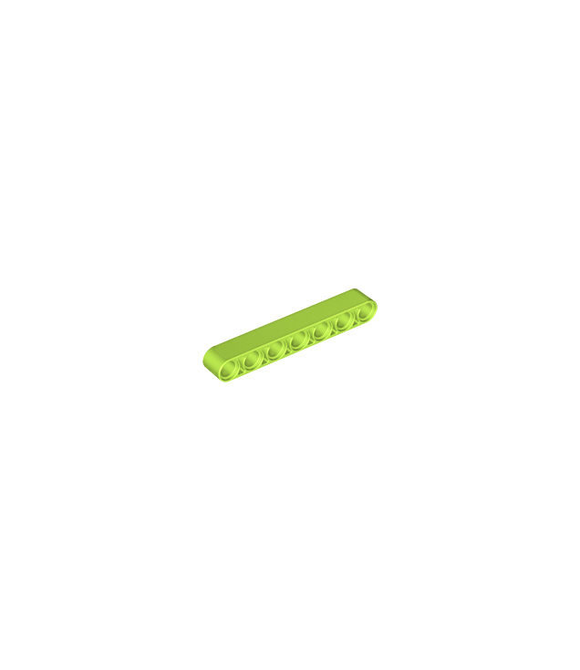 LEGO - Technic, dikke liftarm 1 x 7 - Lime | N