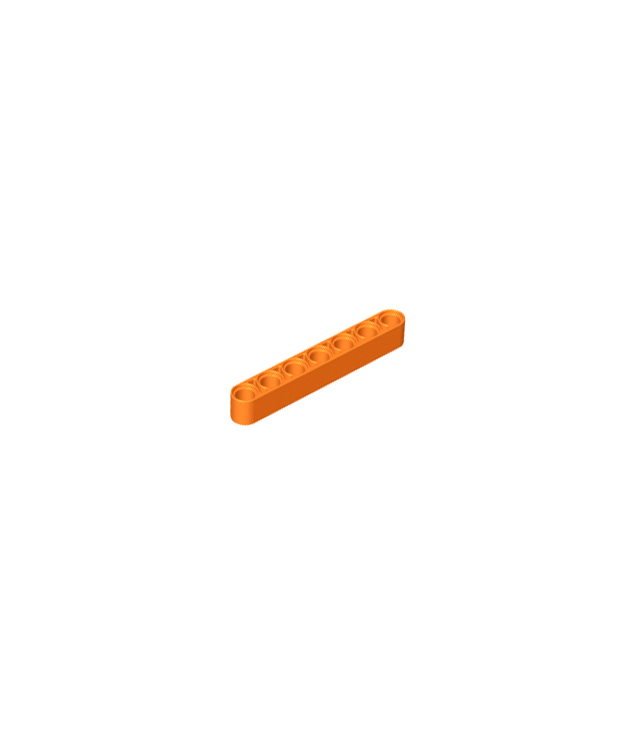 LEGO - Technic, dikke liftarm 1 x 7 - Orange | N