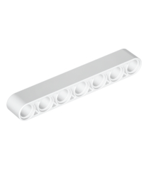 LEGO - Technic, dikke liftarm 1 x 7 - White | N - Thumbnail