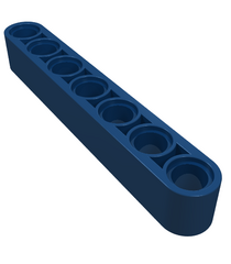LEGO - Technic, dikke liftarm 1 x 7 - Dark Blue | N - Thumbnail