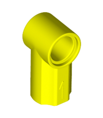 LEGO - Technic, as- en penverbinder hoek #1 - Neon Yellow | N - Thumbnail