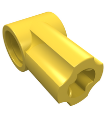 LEGO - Technic, as- en penverbinder hoek #1 - Yellow | N - Thumbnail