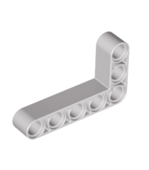 LEGO - Technic, aangepaste gebogen dikke liftarm L-vorm 3 x 5 - Light Bluish Gray | N - Thumbnail