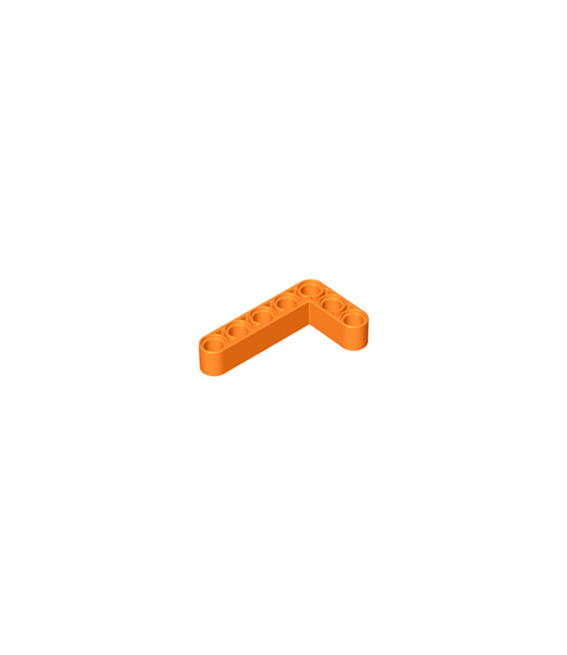 LEGO - Technic, aangepaste gebogen dikke liftarm L-vorm 3 x 5 - Orange | N