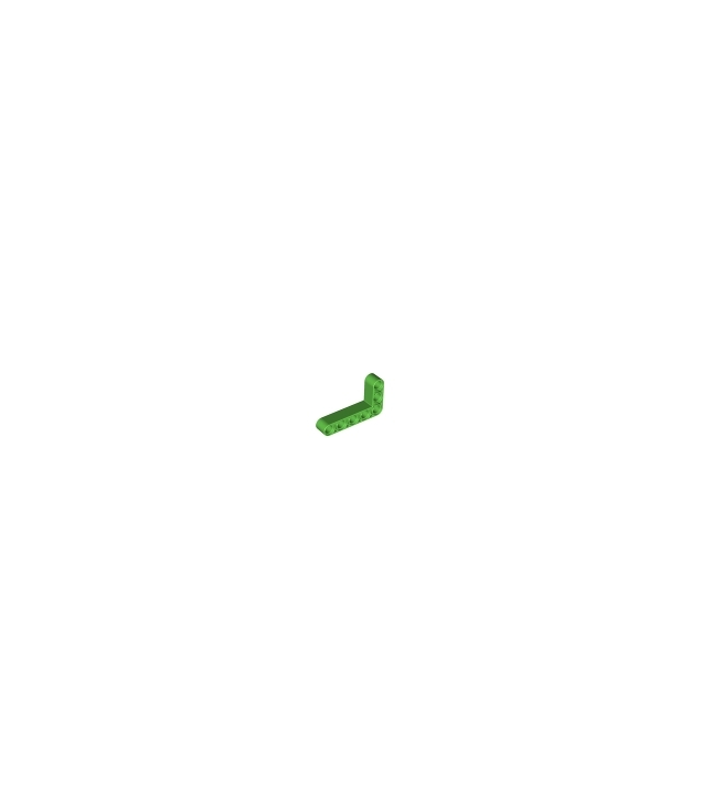 LEGO - Technic, aangepaste gebogen dikke liftarm L-vorm 3 x 5 - Bright Green | N