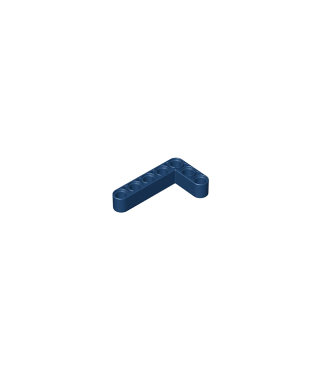 LEGO - Technic, aangepaste gebogen dikke liftarm L-vorm 3 x 5 - Dark Blue | N