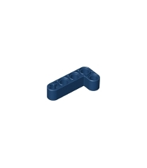 LEGO - Technic, aangepaste gebogen dikke liftarm L-vorm 2 x 4 - Dark Blue | N - Thumbnail