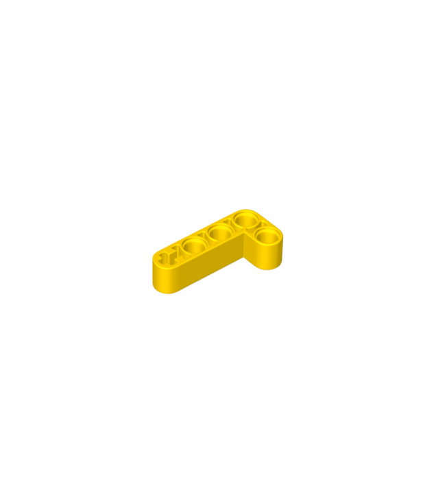 LEGO - Technic, aangepaste gebogen dikke liftarm L-vorm 2 x 4 - Yellow | N