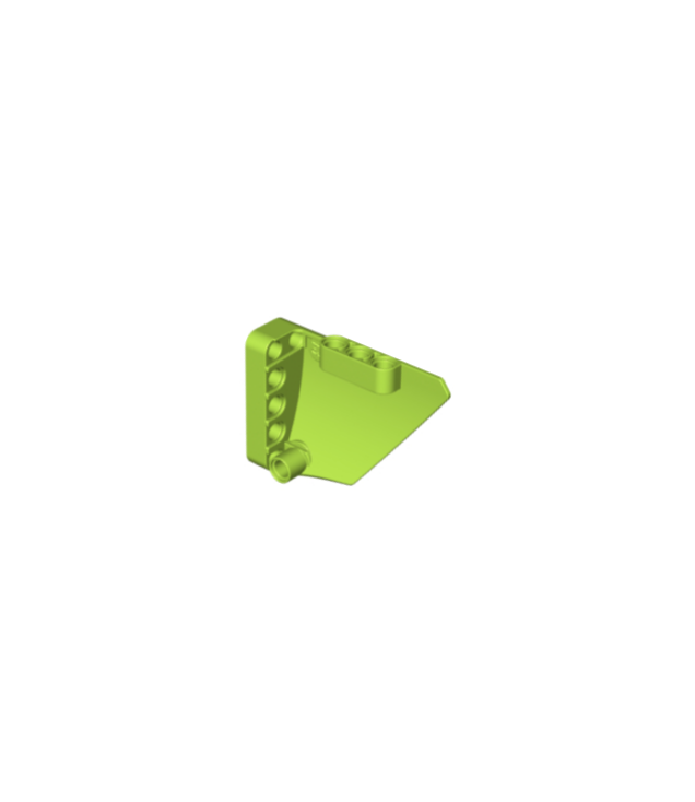 LEGO - Technic, stroomlijnpaneel #13 groot kort glad, zijde A - Lime | N