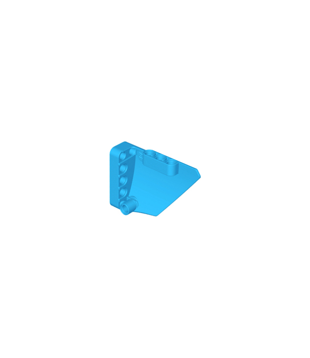 LEGO - Technic, stroomlijnpaneel #13 groot kort glad, zijde A - Dark Azure | N