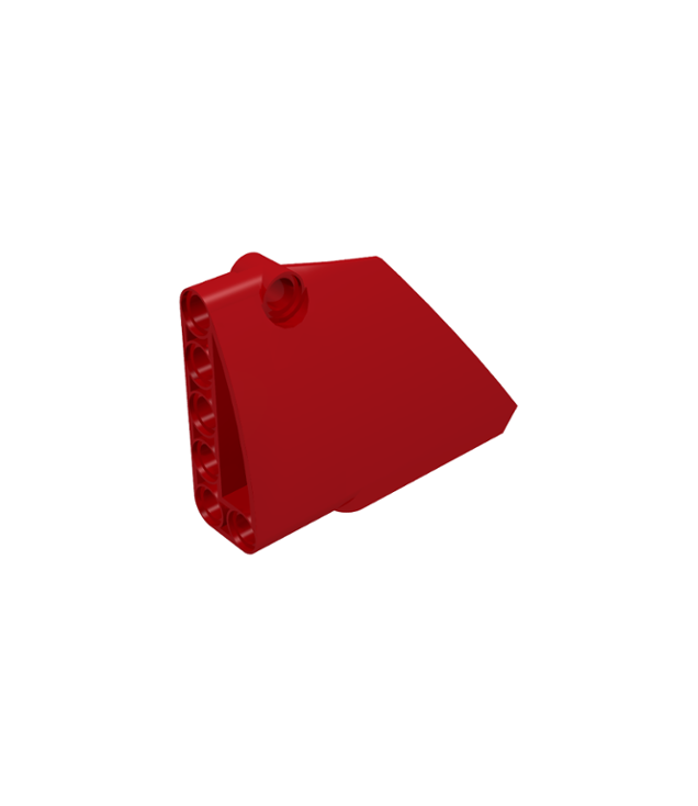 LEGO - Technic, stroomlijnpaneel #13 groot kort glad, zijde A - Red | N
