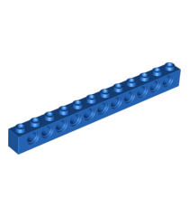 LEGO - Technic, steen 1 x 12 met gaten - Blue | N - Thumbnail