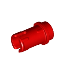 LEGO - Technic, pen  1/2 met wrijvingsribben - Red | N - Thumbnail
