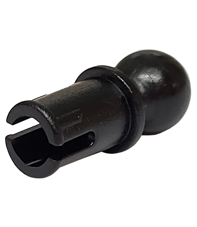LEGO - Technic, pen met wrijvingsribben en trekbal met rond pen-gat - Black | N