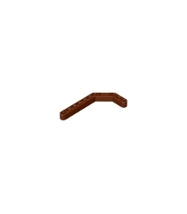 LEGO - Technic, aangepaste gebogen dubbele dikke liftarm 1 x 11,5 - Reddish Brown | N - Thumbnail
