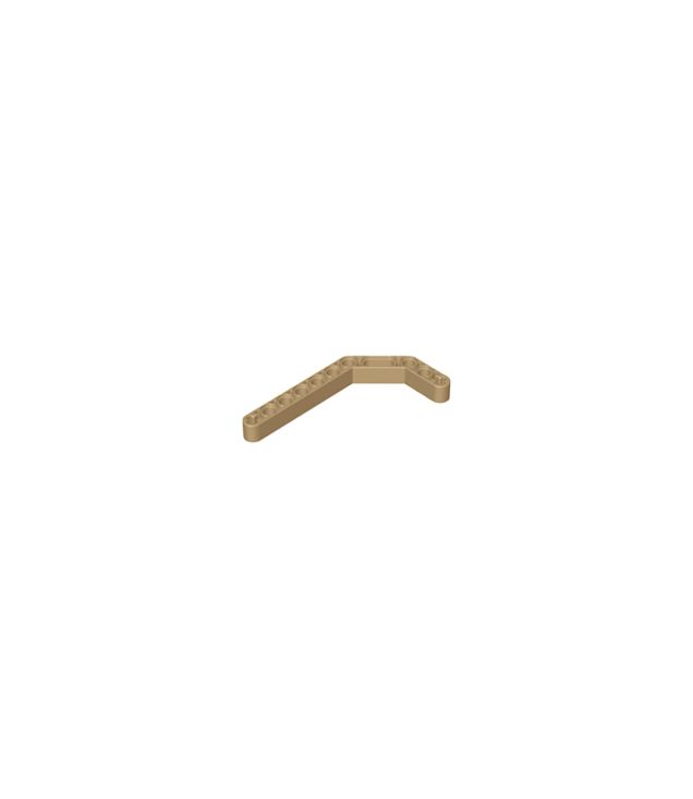 LEGO - Technic, aangepaste gebogen dubbele dikke liftarm 1 x 11,5 - Dark Tan | N