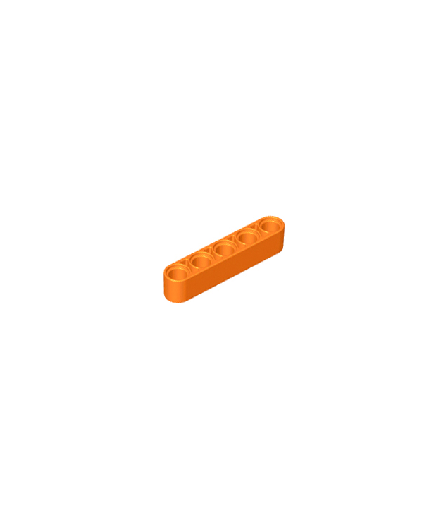 LEGO - Technic, dikke liftarm 1 x 5 - Orange | N