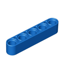 LEGO - Technic, dikke liftarm 1 x 5 - Blue | N - Thumbnail