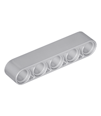 LEGO - Technic, dikke liftarm 1 x 5 - Light Bluish Gray | N - Thumbnail