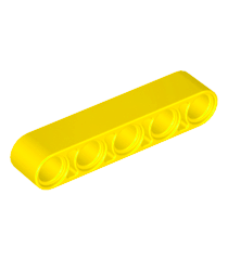 LEGO - Technic, dikke liftarm 1 x 5 - Yellow | N - Thumbnail