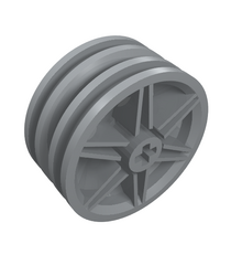 LEGO - Wiel Ø30mm x 14mm - Light Bluish Gray | N - Thumbnail
