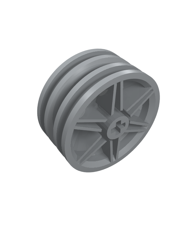LEGO - Wiel Ø30mm x 14mm - Light Bluish Gray | N