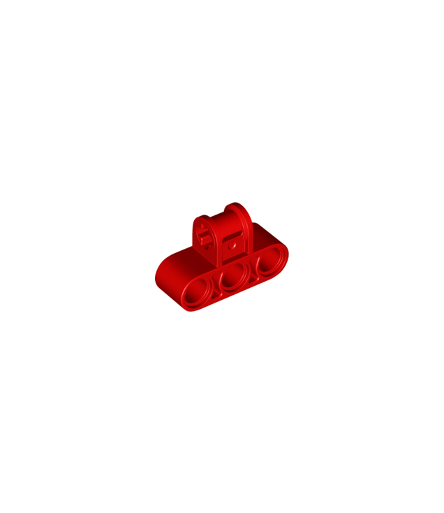 LEGO - Technic, as- en penverbinder drievoudig loodrecht - Red | N