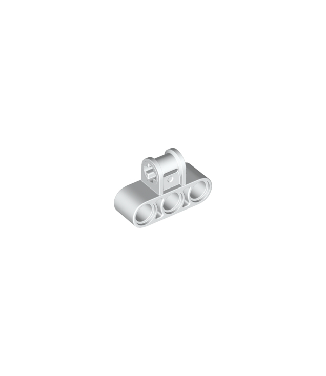 LEGO - Technic, as- en penverbinder drievoudig loodrecht - White | N