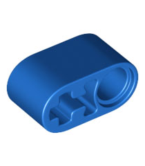 LEGO - Technic, dikke liftarm 1 x 2 met as-gat - Blue | N - Thumbnail