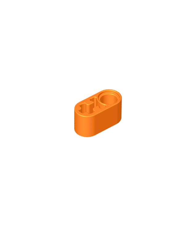 LEGO - Technic, dikke liftarm 1 x 2 met as-gat - Orange | N