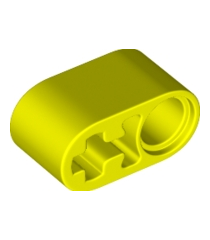 LEGO - Technic, dikke liftarm 1 x 2 met as-gat - Neon Yellow | N - Thumbnail