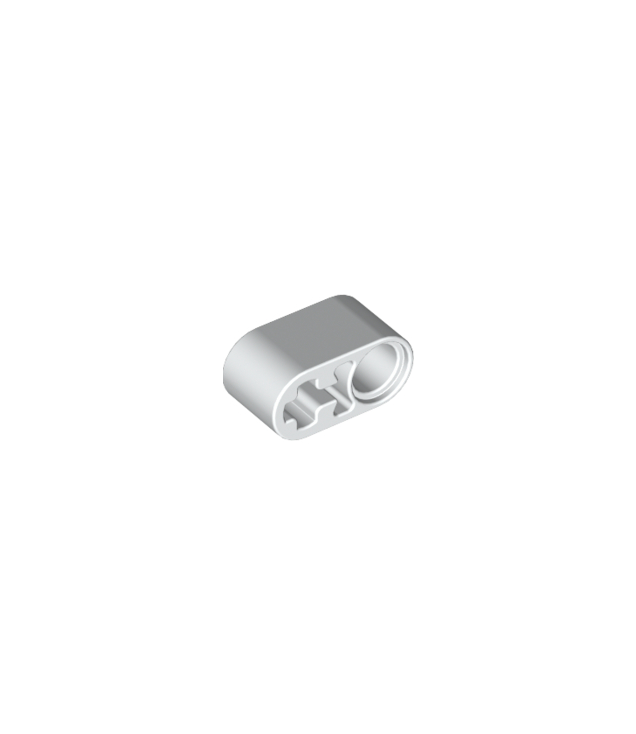 LEGO - Technic, dikke liftarm 1 x 2 met as-gat - White | N