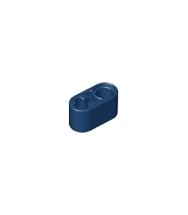 LEGO - Technic, dikke liftarm 1 x 2 met as-gat - Dark Blue | N - Thumbnail