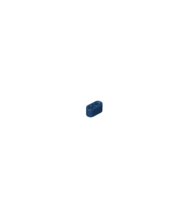 LEGO - Technic, dikke liftarm 1 x 2 met as-gat - Dark Blue | N