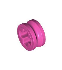 LEGO - Technic, halve gladde bus - Dark Pink | N - Thumbnail