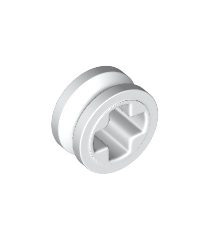 LEGO - Technic, halve gladde bus - White | N - Thumbnail
