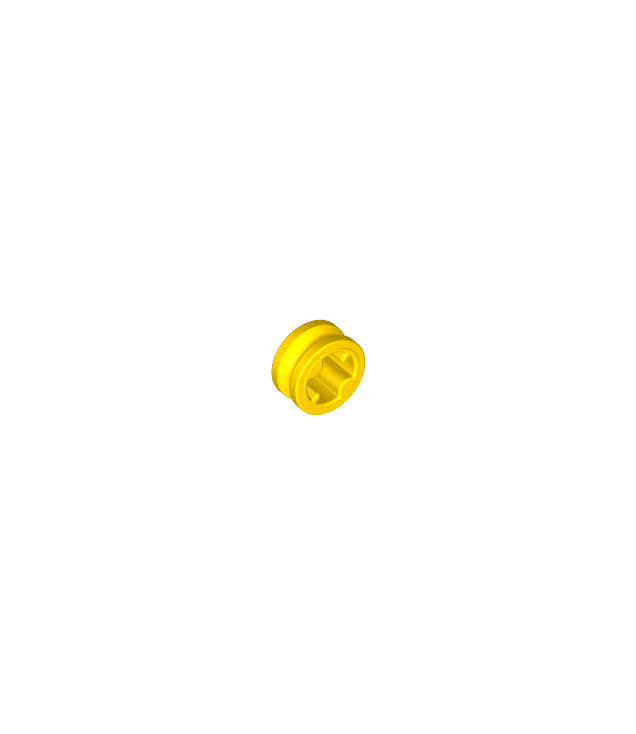LEGO - Technic, halve gladde bus - Yellow | N