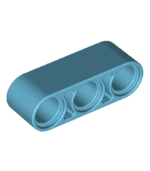 LEGO - Technic, dikke liftarm 1 x 3 - Medium Azure | N - Thumbnail