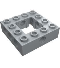 LEGO - Technic, steen 4 x 4 met open midden - Light Bluish Gray | N - Thumbnail