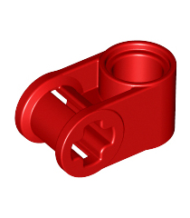 LEGO - Technic, as- en penverbinder loodrecht - Red | N - Thumbnail