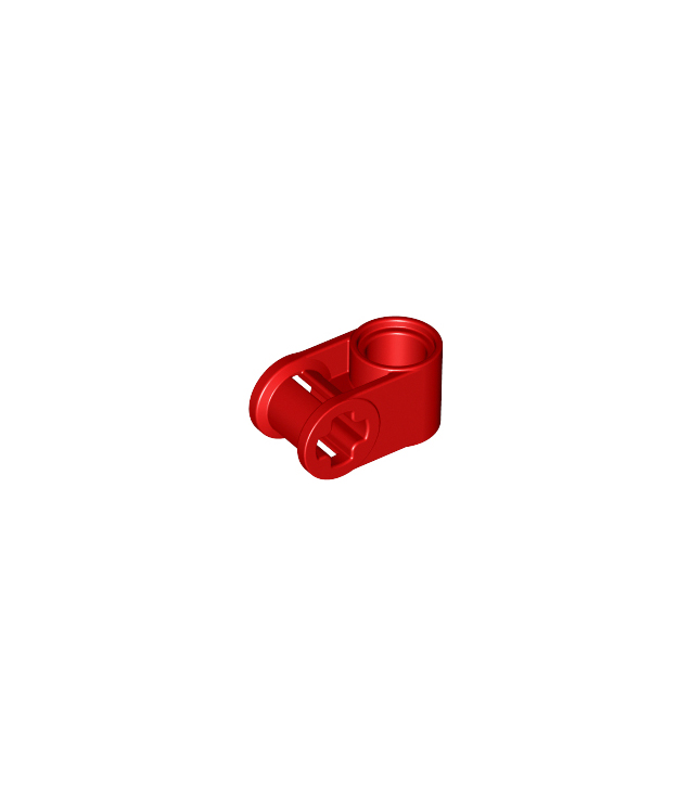 LEGO - Technic, as- en penverbinder loodrecht - Red | N
