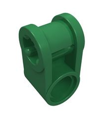 LEGO - Technic, as- en penverbinder loodrecht - Green | N - Thumbnail