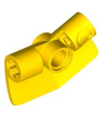 LEGO - Technic, gebogen paneel #3 2 x 3 x 1 schuin - Yellow | N - Thumbnail