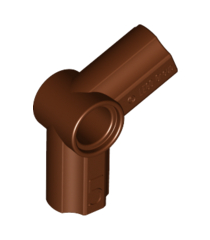 LEGO - Technic, as- en penverbinder hoek #5 – 112,5 graden - Reddish Brown | N - Thumbnail