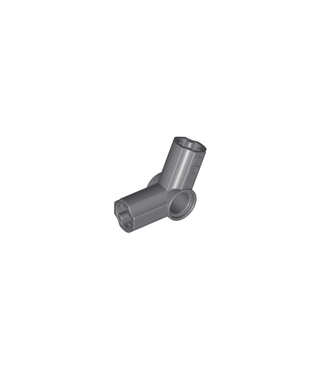 LEGO - Technic, as- en penverbinder hoek #5 – 112,5 graden - Dark Bluish Gray | N