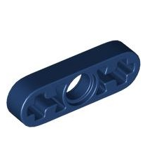 LEGO - Technic, dunne liftarm 1 x 3 met as-gaten - Dark Blue | N - Thumbnail
