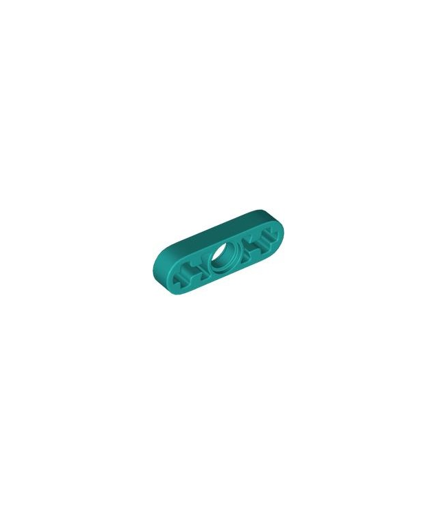 LEGO - Technic, dunne liftarm 1 x 3 met as-gaten - Dark Turquoise | N